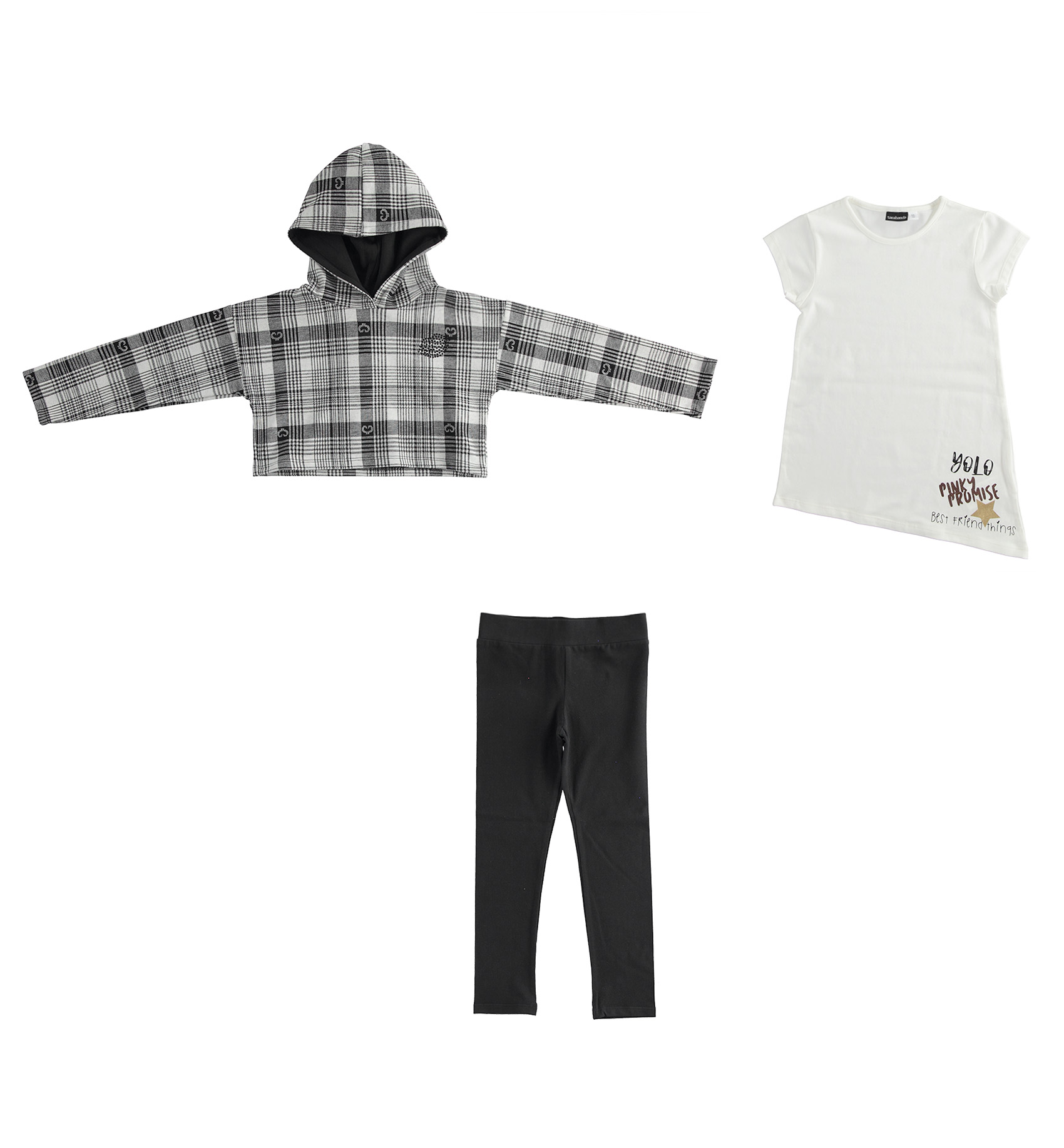 0.3480.00-22OZ комплект (футболка, кофта, брюки)									 - Little Persona